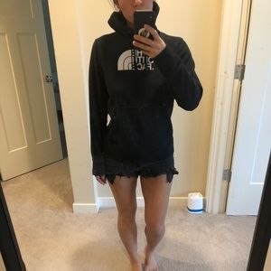 Black North Face hoodie